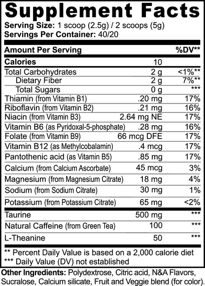 Energy Powder (Yuzu Citrus)